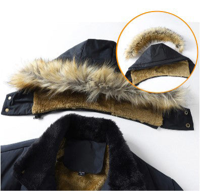 WW | Herren Kapuzen Winterjacke