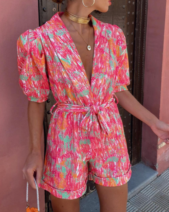 WW | Colorful Summer Jumpsuit