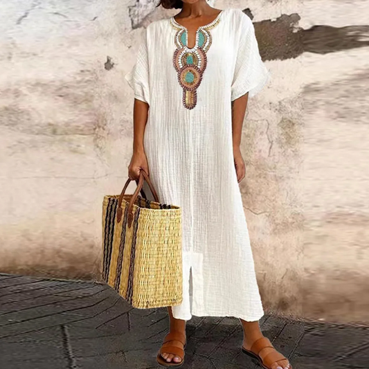 WW Kleid | Elegantes langes Greek Kleid Boho Kleid für Frauen
