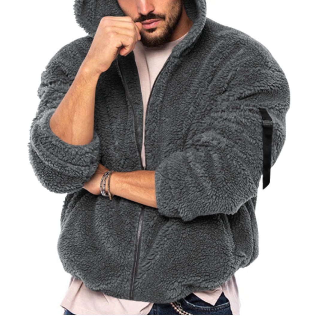 WW | Bequeme Teddy Fleece Jacke für Männer