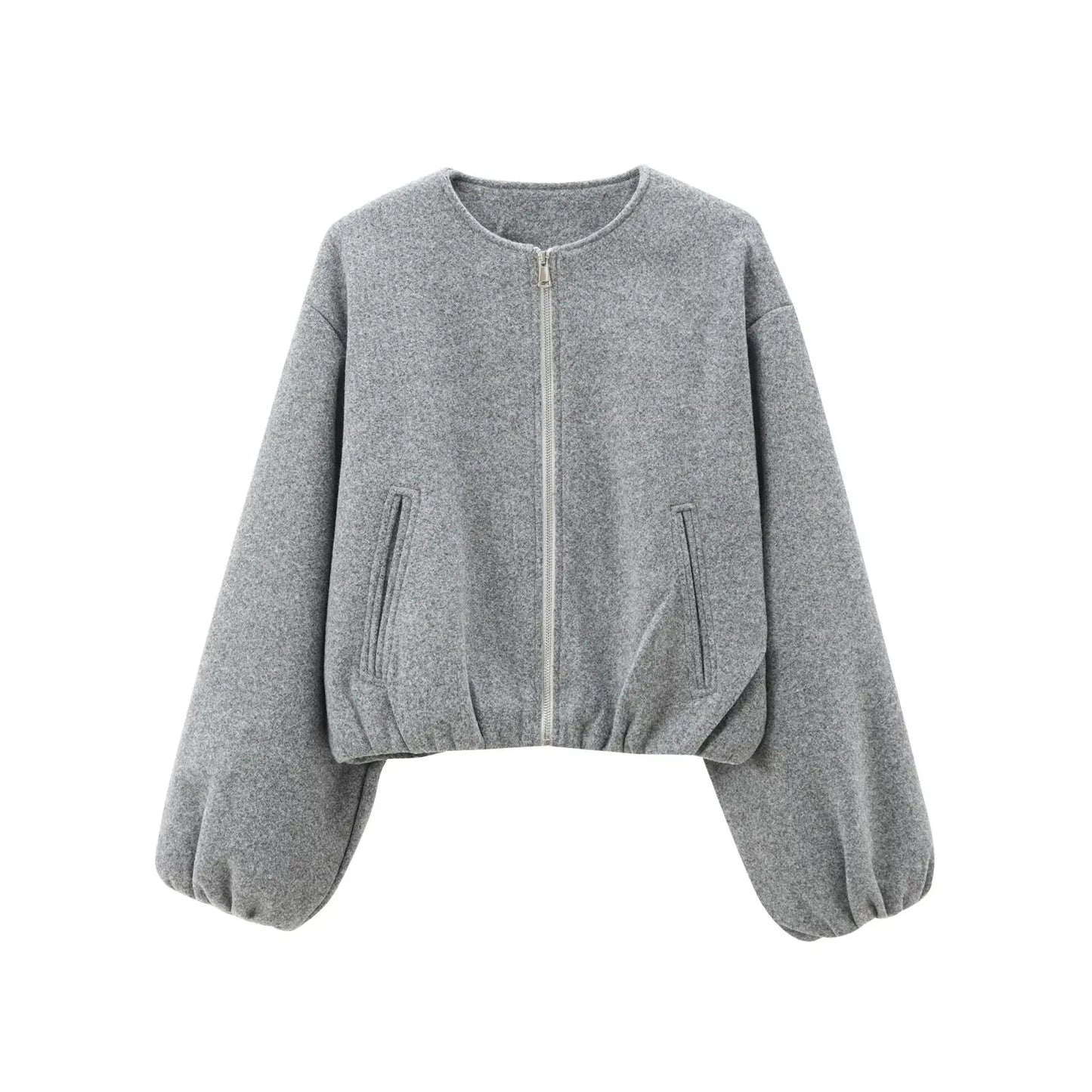 WW | Schwarze Bomberjacke Damen