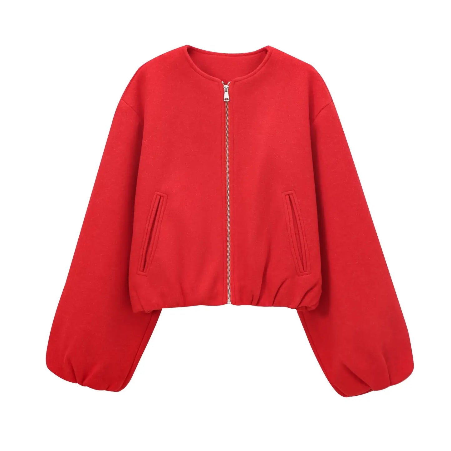 WW | Schwarze Bomberjacke Damen