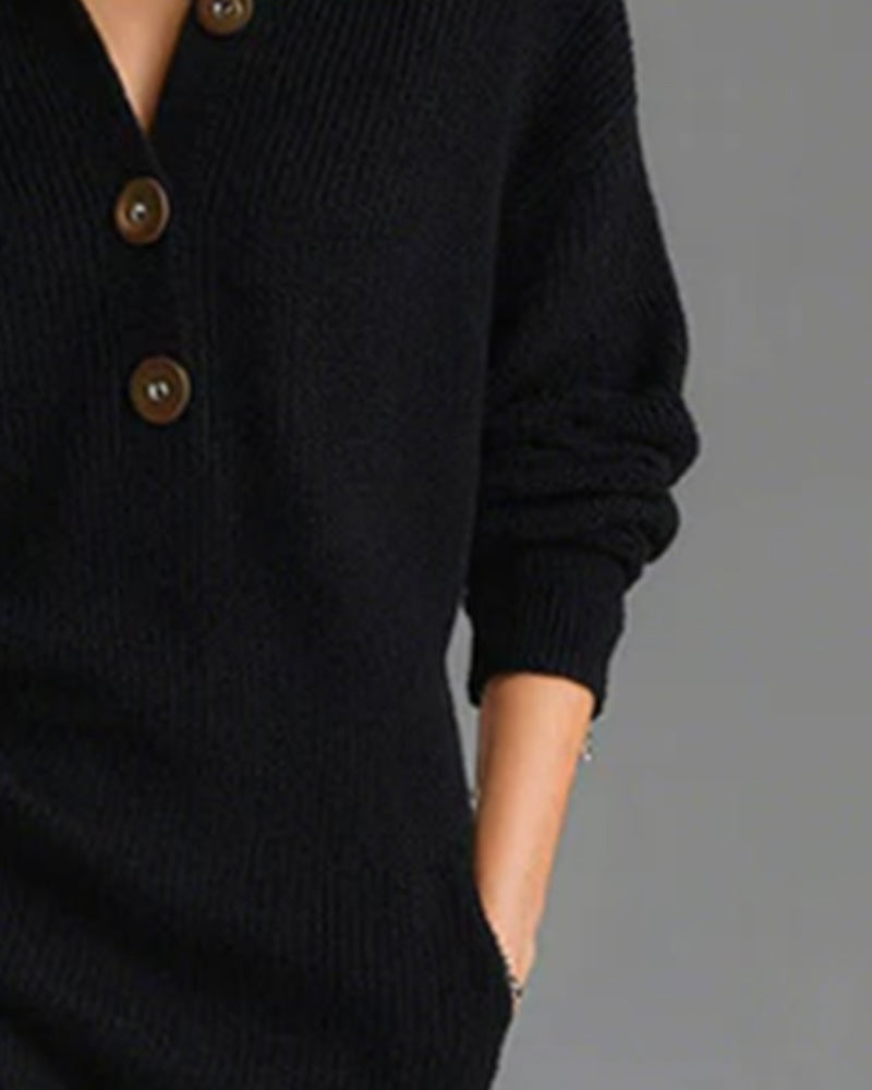 WW | Casual Solid Color Autumn and Winter