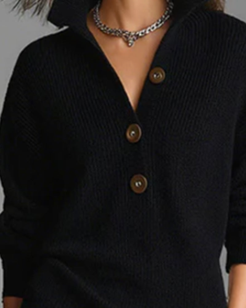 WW | Casual Solid Color Autumn and Winter