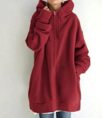WW | Damen-Hoodie mit Reißverschluss für Herbst/Winter