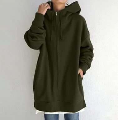 WW | Damen-Hoodie mit Reißverschluss für Herbst/Winter