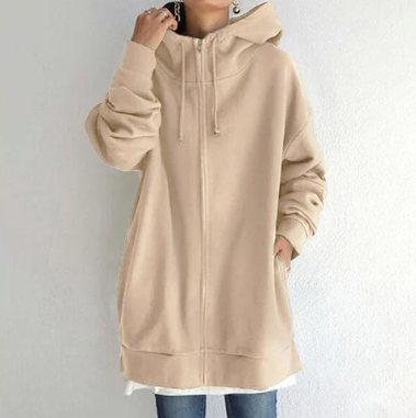 WW | Damen-Hoodie mit Reißverschluss für Herbst/Winter