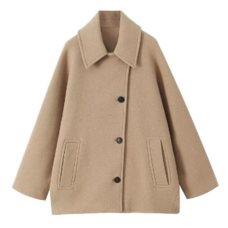 WW |  Wollmantel - Schick - Wärmtend und Luxuriöss Material - Ideal für Winter für Damen