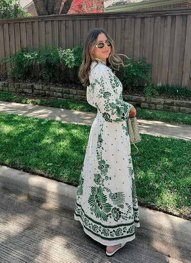 WW | Das Lange Kleid Botanische Eleganz