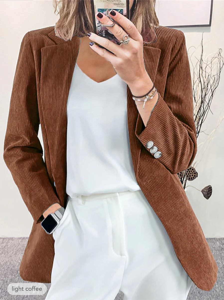 WW | formelle Cord-Jacke