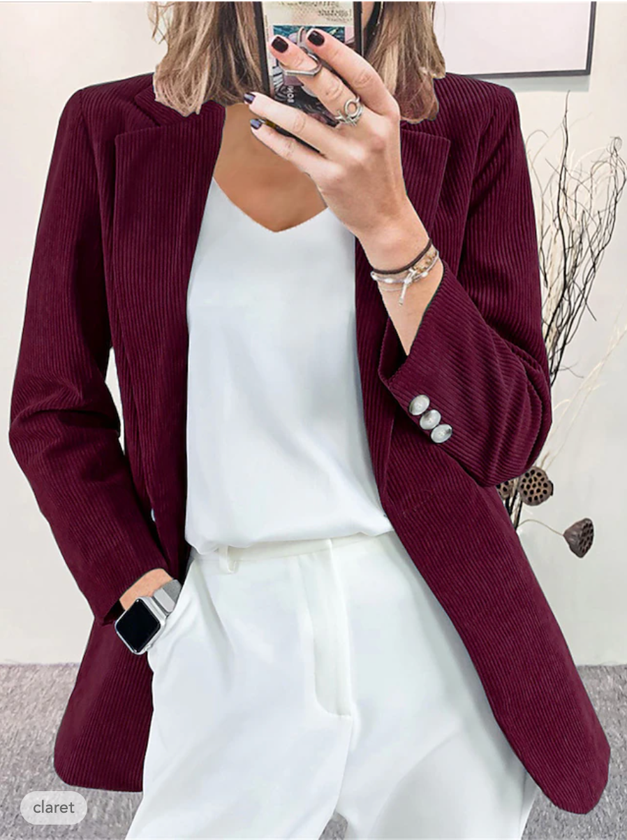 WW | formelle Cord-Jacke