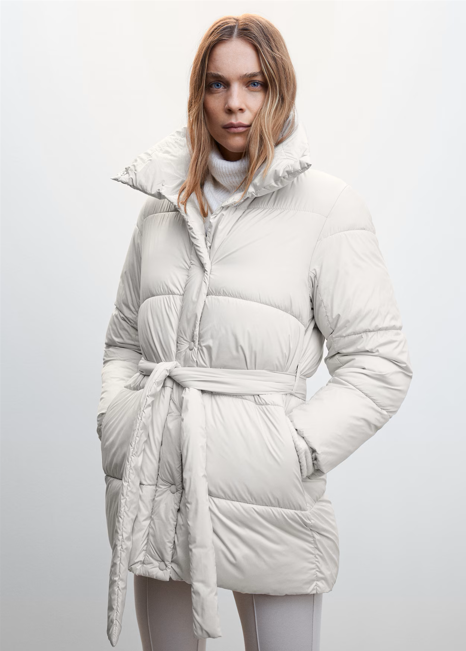 WW | Pufferjacke Damen Normale Passform Warmer Schutz Essentielle Eleganz