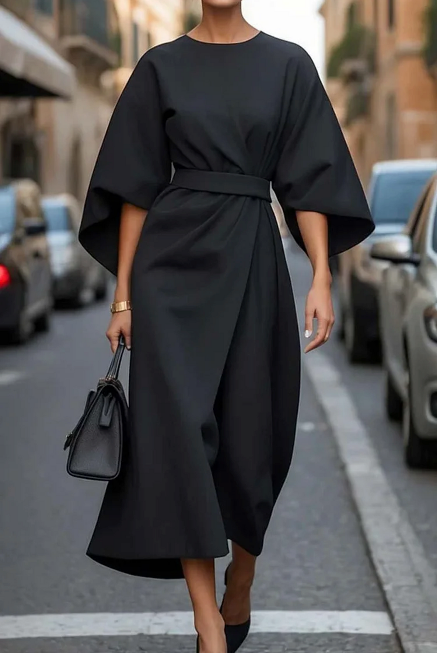 Vera | Luxurious Dress with Lantern Sleeves