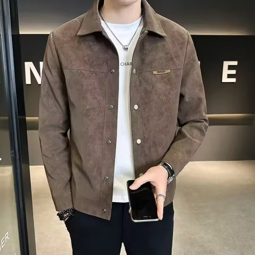 WW | Stylish Zipper Leather Jacket