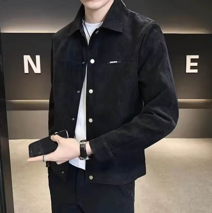 WW | Stylish Zipper Leather Jacket