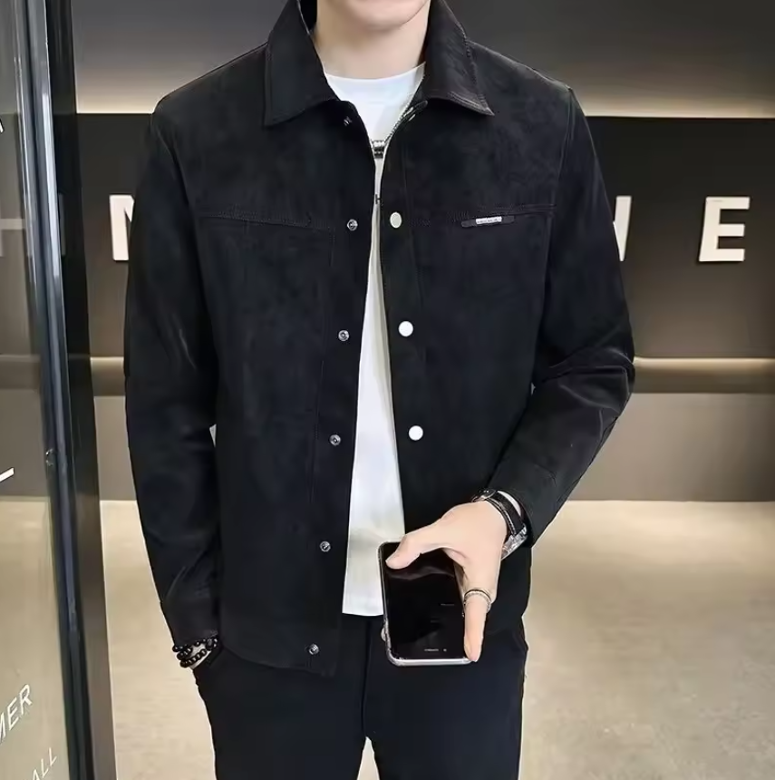 WW | Stylish Zipper Leather Jacket