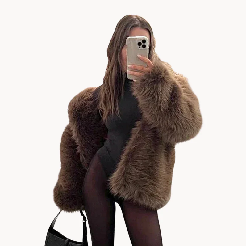 WW | Luxurious Faux Fur Jacket for Women