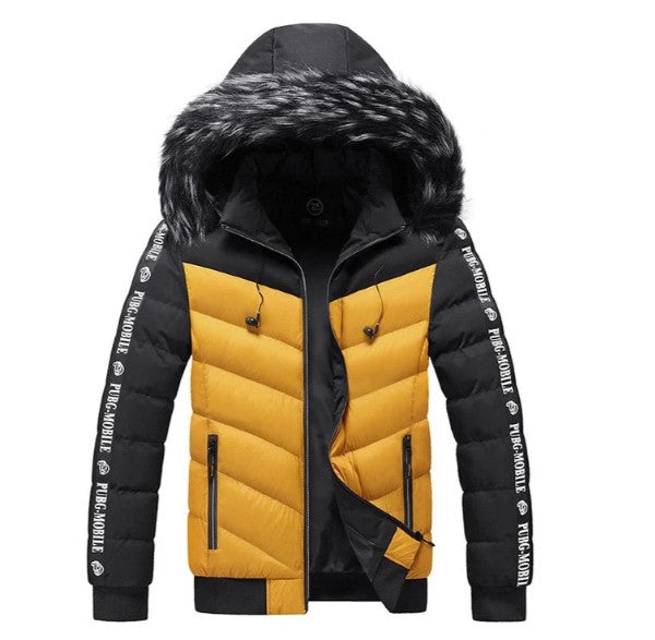 WW | men's two-tone winter jacket