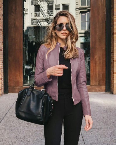 WW |  Winter Lederjacke im modernen Stil für Damen - Perfekt für den Winter