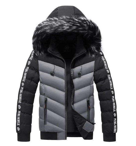 WW | men's two-tone winter jacket
