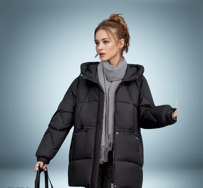 WW | Fashionable Down Jacket in Grey