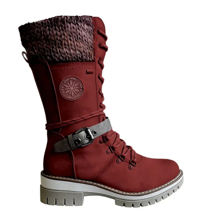 WW | Waterproof knee-high snow boots for women