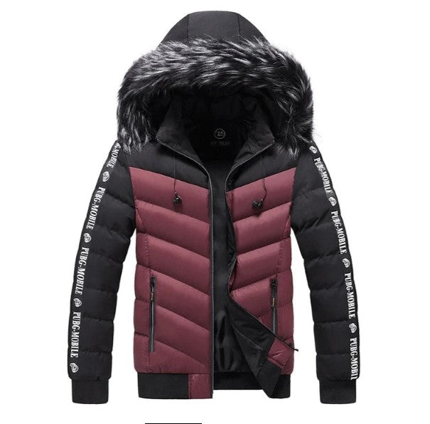 WW | men's two-tone winter jacket