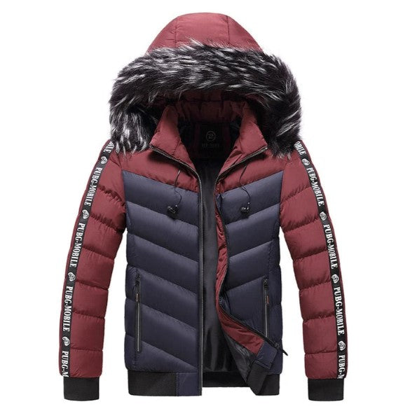WW | men's two-tone winter jacket
