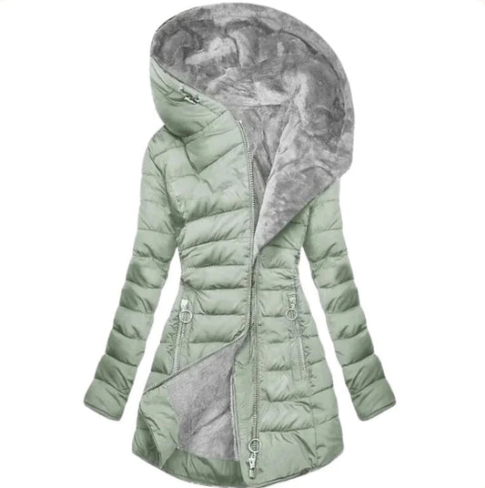 WW | Parka Winterjacke mit Kapuze Pelzfutter