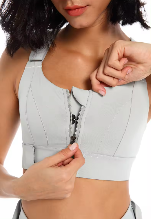 WW | Verstellbarer Reißverschluss-Sport-BH