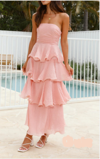 WW | Glamour Goddess Necklace Maxi Dress