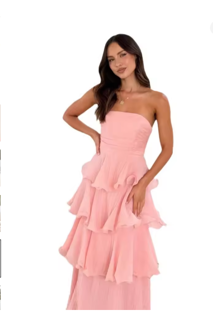 WW | Glamour Goddess Necklace Maxi Dress