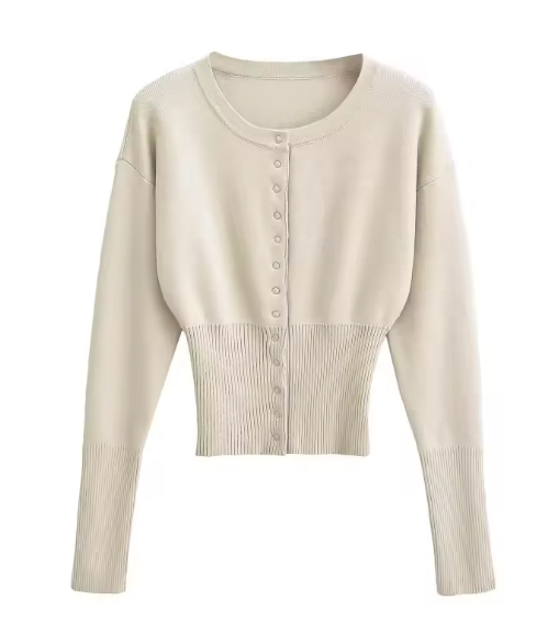 WW | Hals Langarm Cardigan