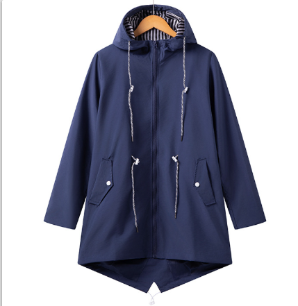 WW | Verstellbare Jacke Mit Kapuze Und Taschen Für Damen