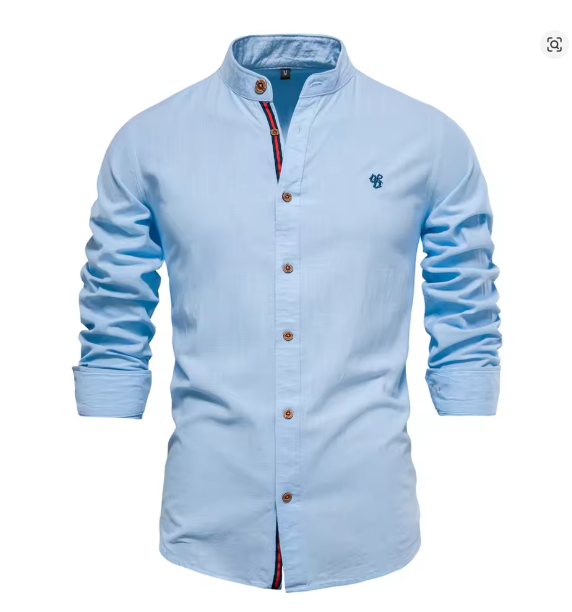 WW | Herren Elegantes Leinenhemd