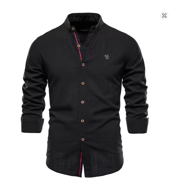 WW | Herren Elegantes Leinenhemd