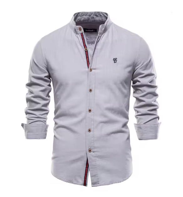 WW | Herren Elegantes Leinenhemd