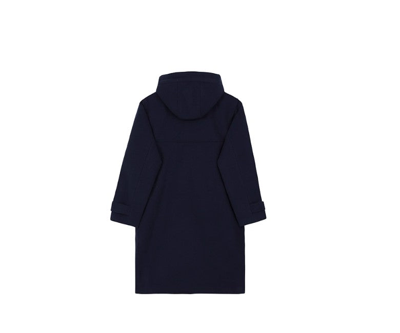Damen Hochwertige Dufflecoat mit Kapuze und modernen Details WW