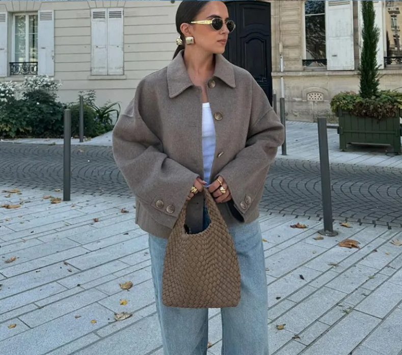 Damen Elegante und bequeme Kurzjacke WW