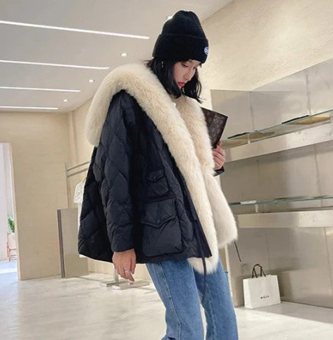 WW | Jacket with fur collar