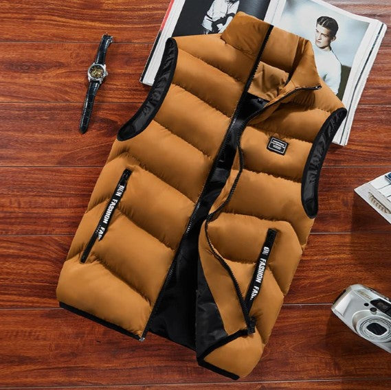 WW | armellose ubergangsjacke für herren