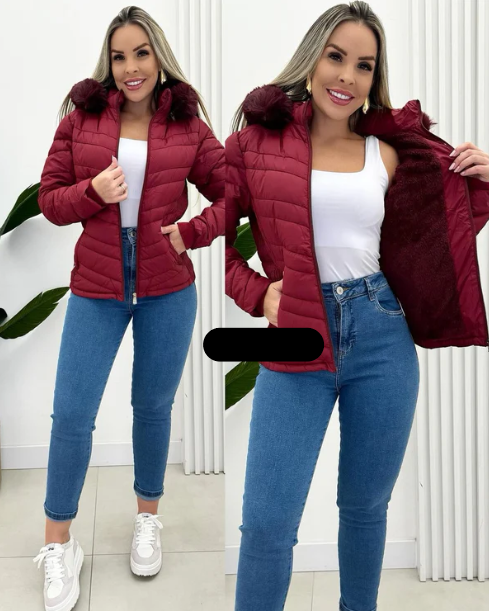WW | Steppjacke mit Fellkapuze