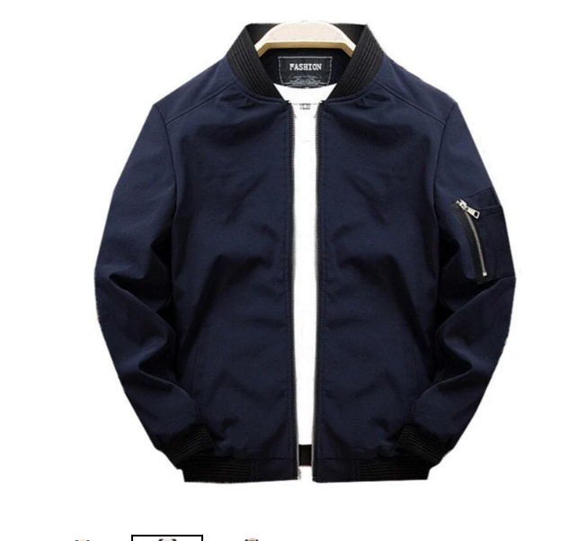 WW | men's transitional jacket with zip on the sleeve