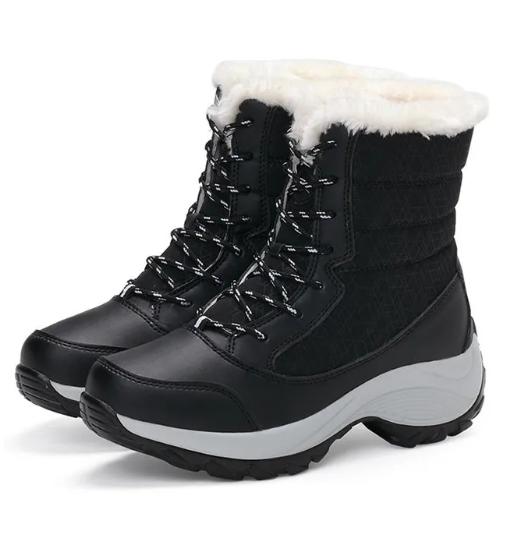 WW | Women's Winter Boots with Warm Lining – Non-Slip Snow Boots for Outdoor & Everyday Use