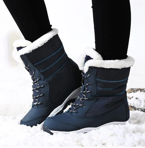 WW | Women's Winter Boots with Warm Lining – Non-Slip Snow Boots for Outdoor & Everyday Use