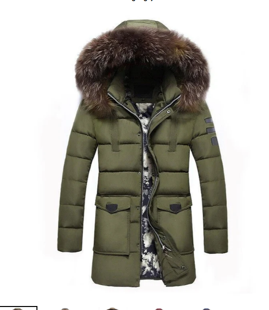 WW | herren ubergangsjacke mit fell