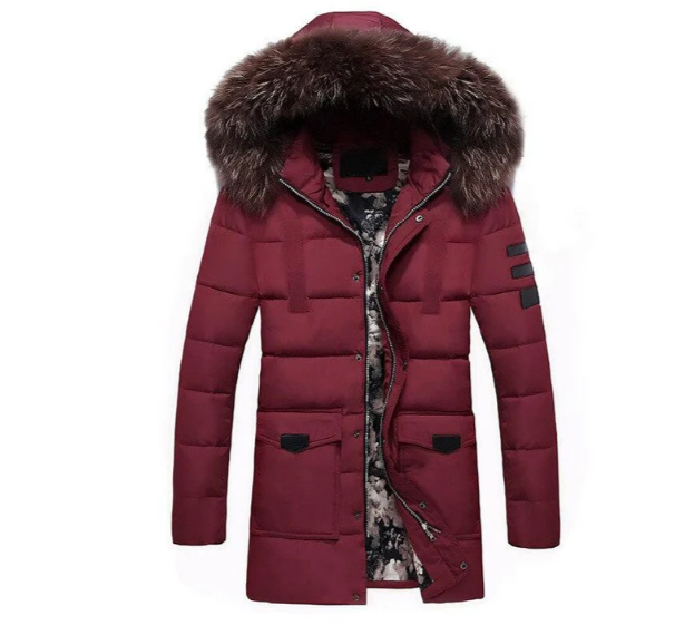 WW | herren ubergangsjacke mit fell