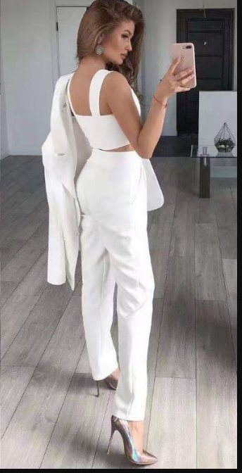 WW | Fashion 3 Teiliges Anzug Für Damen