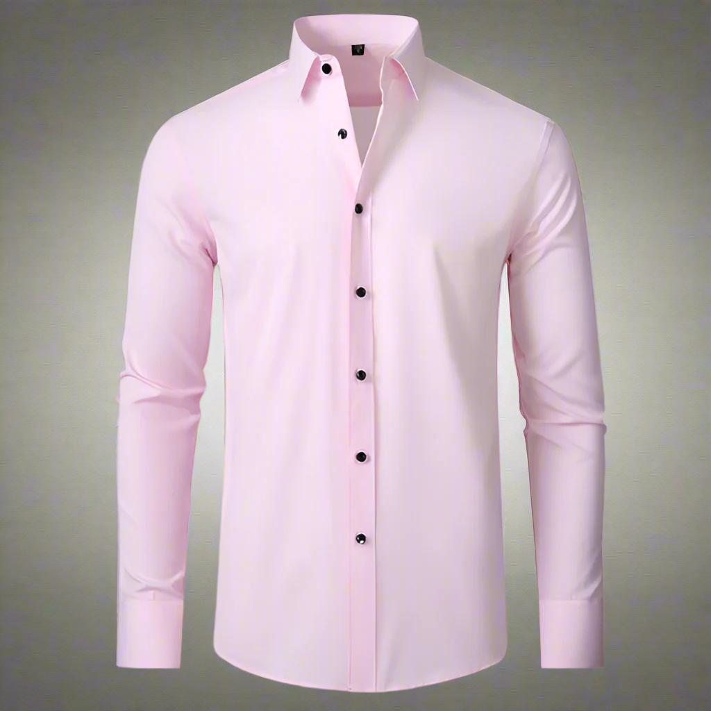 WW | Slim Fit Lange Ärmel Klassischer Kragen Elegante Für Formelle Anlässe