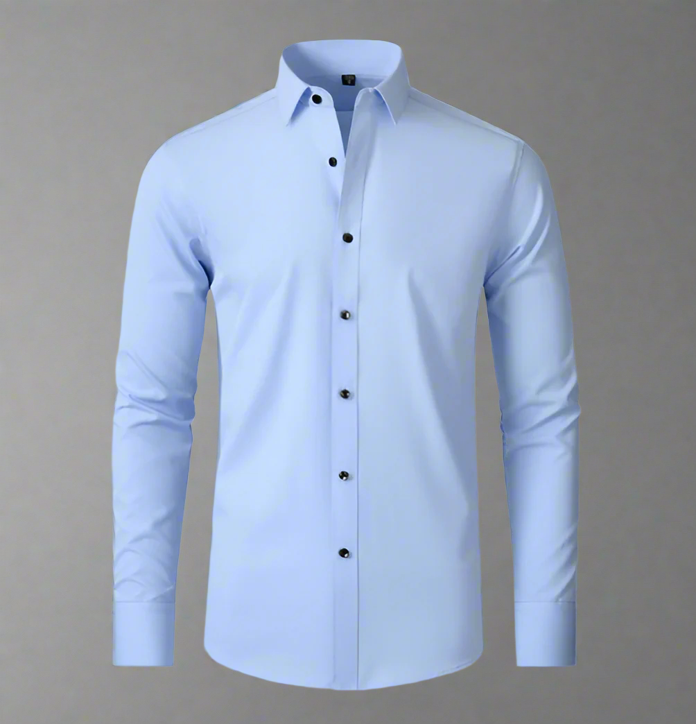 WW | Slim Fit Lange Ärmel Klassischer Kragen Elegante Für Formelle Anlässe